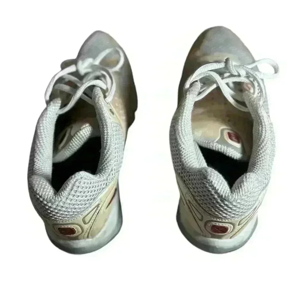 Nike Shox Women’s Size 9 Maroon Peach Beige Running Shoes - Picture 6 of 10